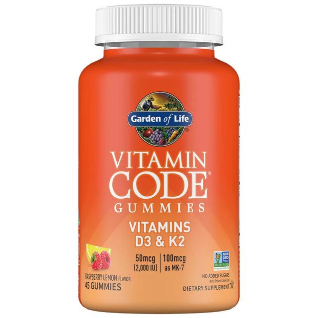 Vitamin Code Gominolas con D3 y K2 - Frambuesa y Limón - 45 gominolas on Productcaster.