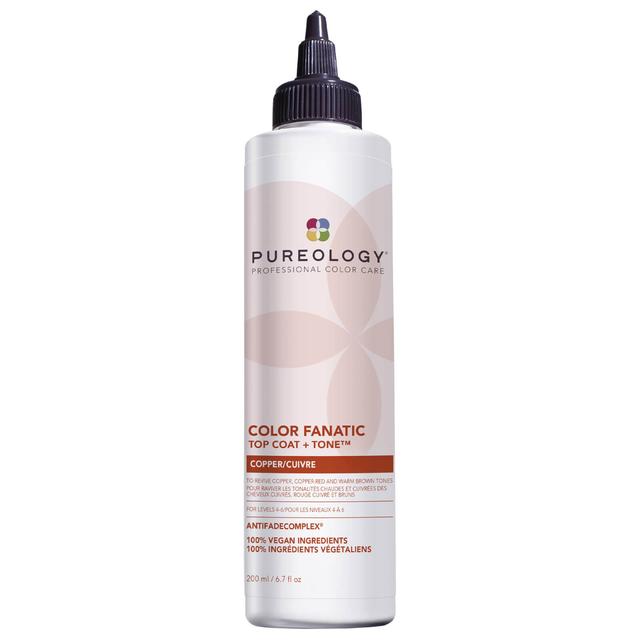 Pureology Color Fanatic Top Coat and Tone for Copper Hair Colour Protection 200ml on Productcaster.