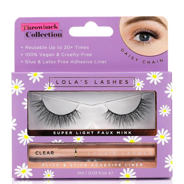 Lola's Lashes Daisy Chain Strip Lash and Adhesive Set (Worth £23.00) on Productcaster.