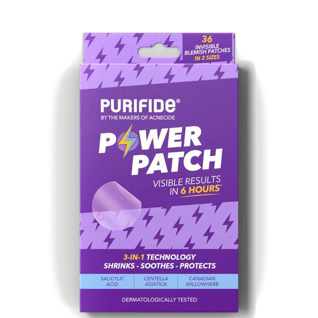 PURIFIDE by Acnecide 3-in-1 Power Patch Salicylic Acid Spot Patches for Blemish-Prone Skin 36 Spot Stickers on Productcaster.