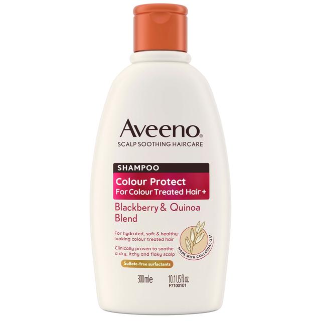 Aveeno Haircare Colour Protect+ Blackberry and Quinoa Blend Shampoo 300ml on Productcaster.