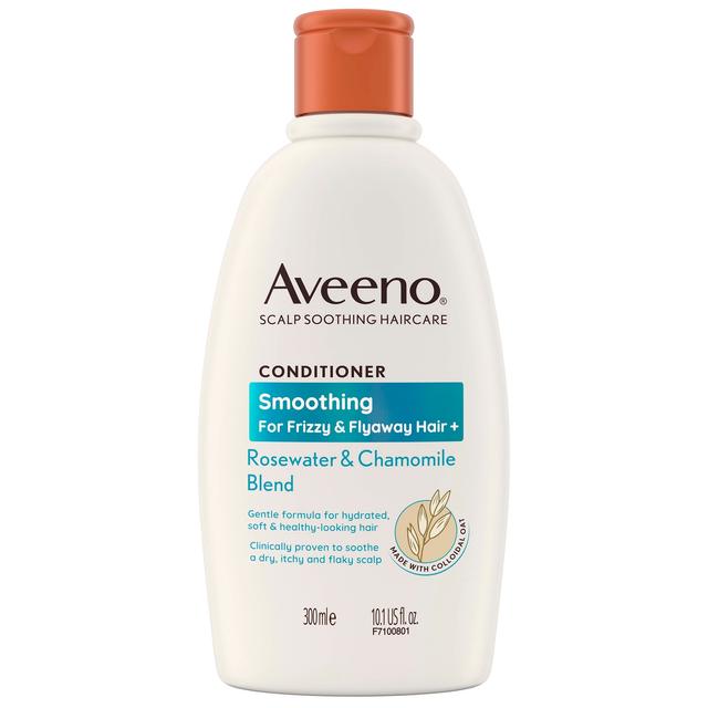 Aveeno Haircare Smoothing+ Rose Water and Chamomile Blend Conditioner 300ml on Productcaster.