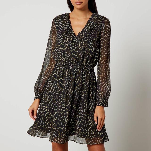 PS Paul Smith Printed Plissé-Chiffon Dress - UK 6 on Productcaster.