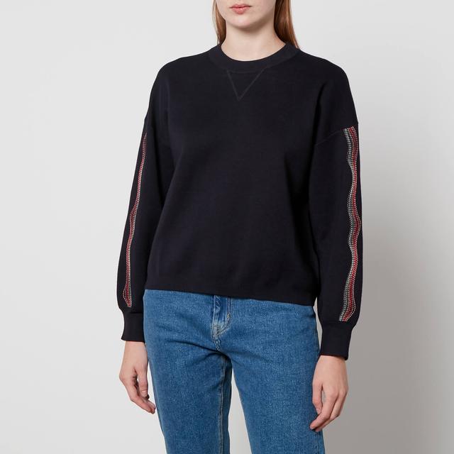 PS Paul Smith Embroidered Cotton-Jersey Sweatshirt - M on Productcaster.