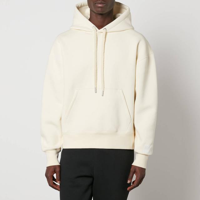 AMI Tonal Logo Cotton-Jersey Hoodie - M on Productcaster.