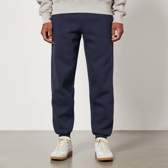 AMI Tonal Logo Fleece-Back Cotton-Blend Trackpants - S on Productcaster.