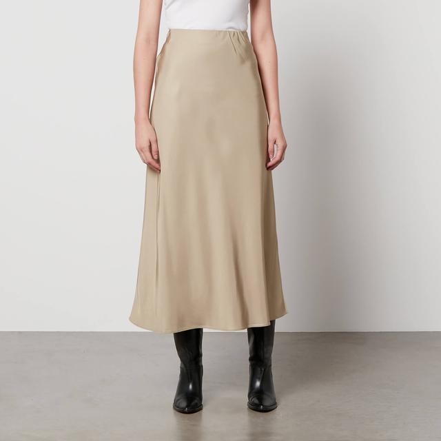 By Malene Birger Boshan Satin-Twill Midi Skirt - DK 42/UK 14 on Productcaster.