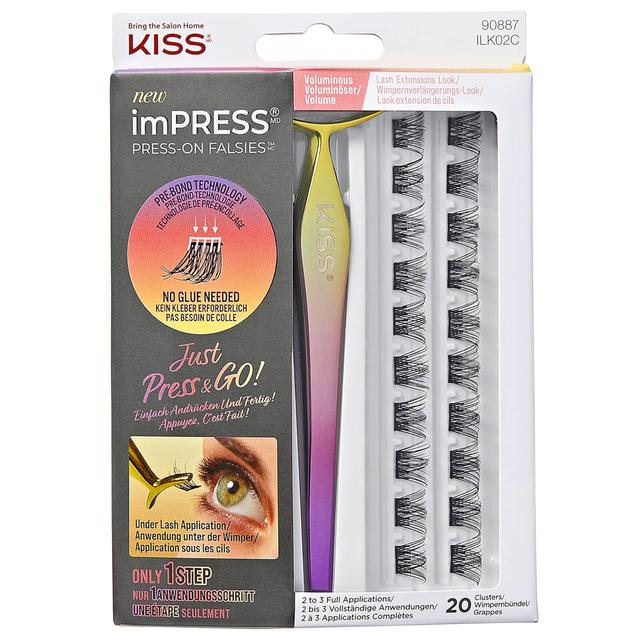 Kiss imPRESS Falsies Press-on False Lash Kit - Voluminous on Productcaster.