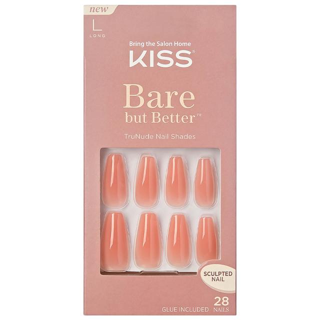 Kiss Bare But Better Nails - Nude Glow on Productcaster.