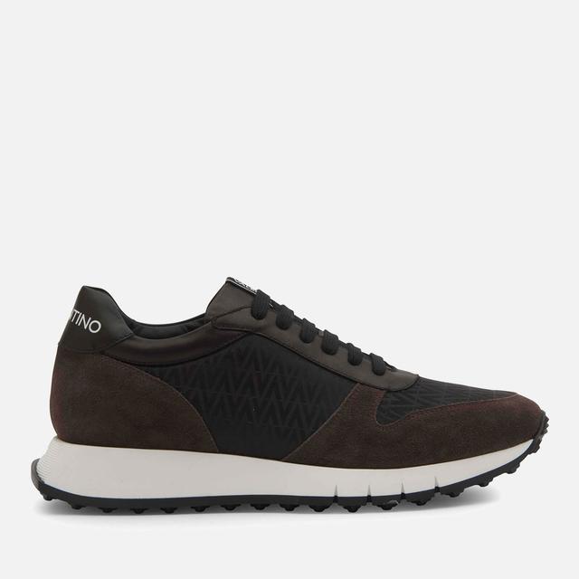 Valentino Men's Aries S Suede and Mesh Trainers - UK 8 on Productcaster.