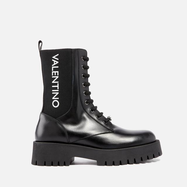 Valentino Women's Thory Leather Lace-Up Boots - UK 5 on Productcaster.