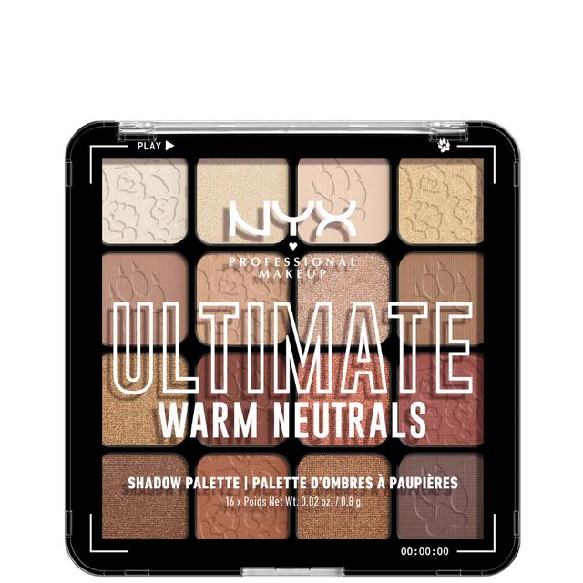 NYX Professional Makeup Ultimate Shadow Palette Vegan 16-Pan - Warm Neutrals on Productcaster.