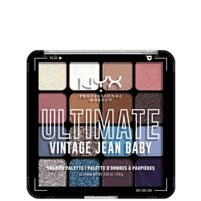 NYX Professional Makeup Ultimate Shadow Palette Vegan 16-Pan - Vintage Jean Baby on Productcaster.