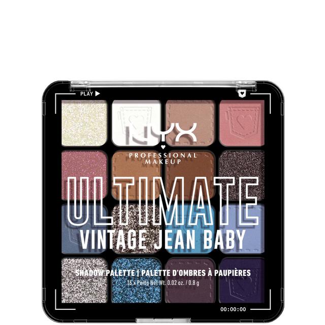 NYX Professional Makeup Ultimate Shadow Palette Vegan 16-Pan - Vintage Jean Baby on Productcaster.