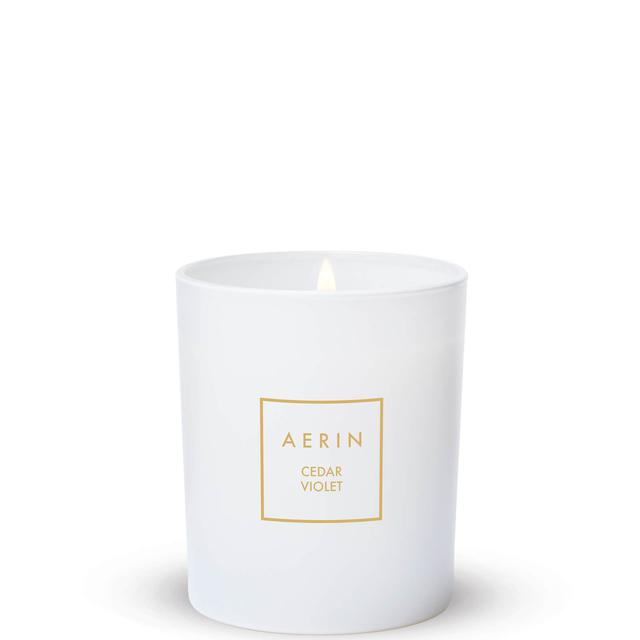 AERIN Cedar Violet Scented Candle 200g (Worth £56.00) on Productcaster.