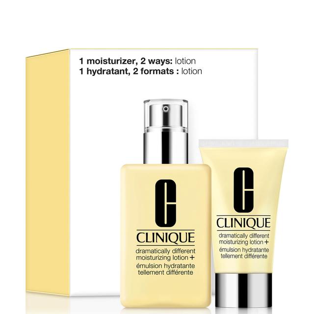 Clinique Dramatically Different Moisturising Lotion+ Duo: Skincare Gift Set (Worth £77.00) on Productcaster.