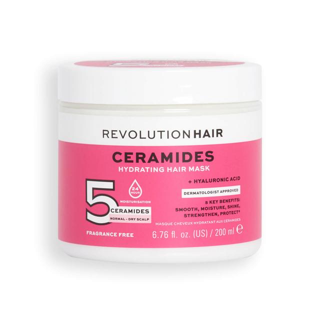 Revolution Haircare 5 Ceramides and Hyaluronic Acid Moisture Lock Hair Mask 200ml on Productcaster.