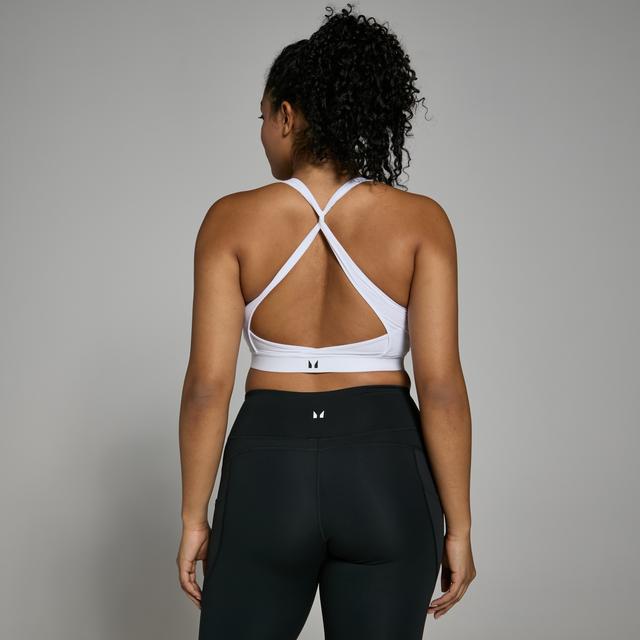 MP Women's Power Cross Back Sports Bra - White - L on Productcaster.