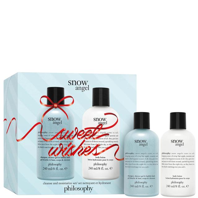 philosophy Christmas 2023 Snow Angel Cleanse and Moisturise Shower Gel 240ml Giftset (Worth £25.00) on Productcaster.