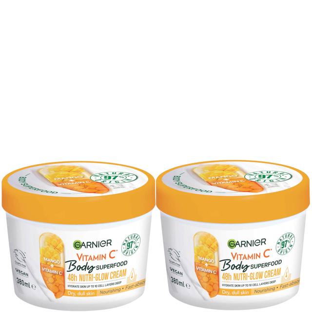 Garnier Body Superfood, Nourishing Body Cream Duos - Vitamin C and Mango on Productcaster.