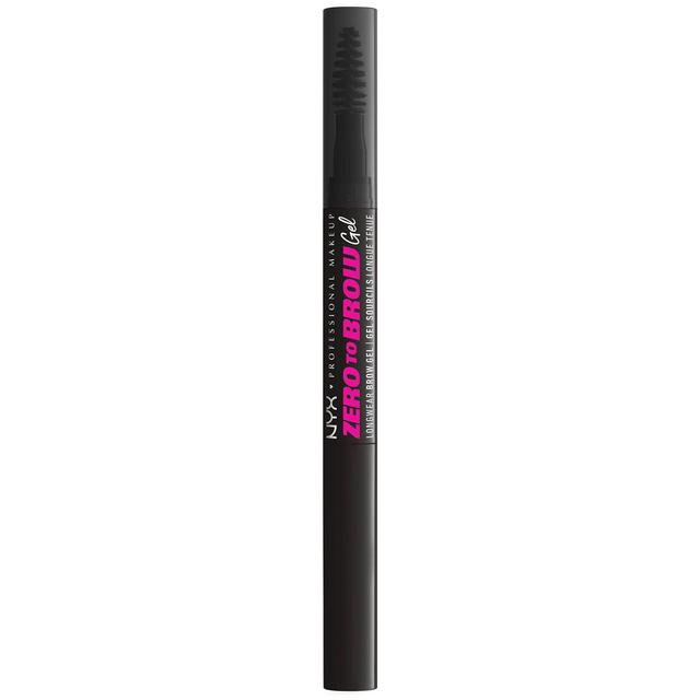 NYX Professional Makeup Zero To Brow Longwear Vegan Tinted Eyebrow Gel 13g (Various Shades) - Black on Productcaster.