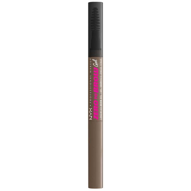 NYX Professional Makeup Zero To Brow Longwear Vegan Tinted Eyebrow Gel 13g (Various Shades) - Ash Brown on Productcaster.