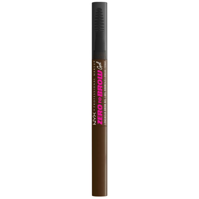 NYX Professional Makeup Zero To Brow Longwear Vegan Tinted Eyebrow Gel 13g (Various Shades) - Chocolate on Productcaster.