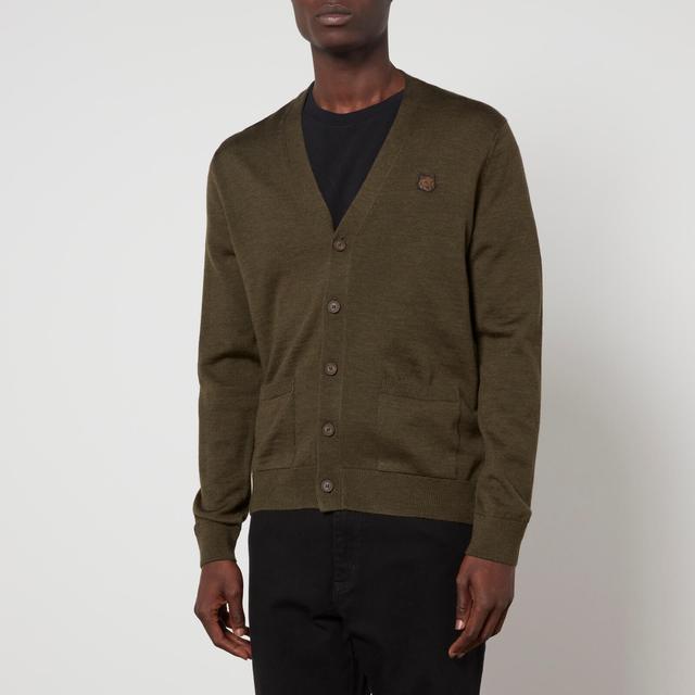 Maison Kitsuné Fox Head Wool Cardigan - M on Productcaster.