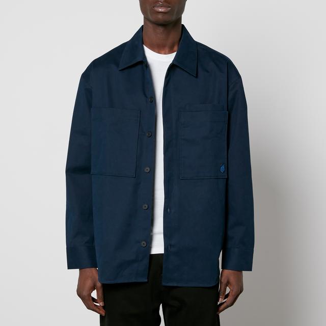 Maison Kitsuné Tonal Fox Head Patch Cotton-Gabardine Overshirt - S on Productcaster.