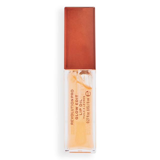 Revolution Beauty Revolution Pro Glow Edit Shimmer Lip Oil Touch - Forever Orange on Productcaster.