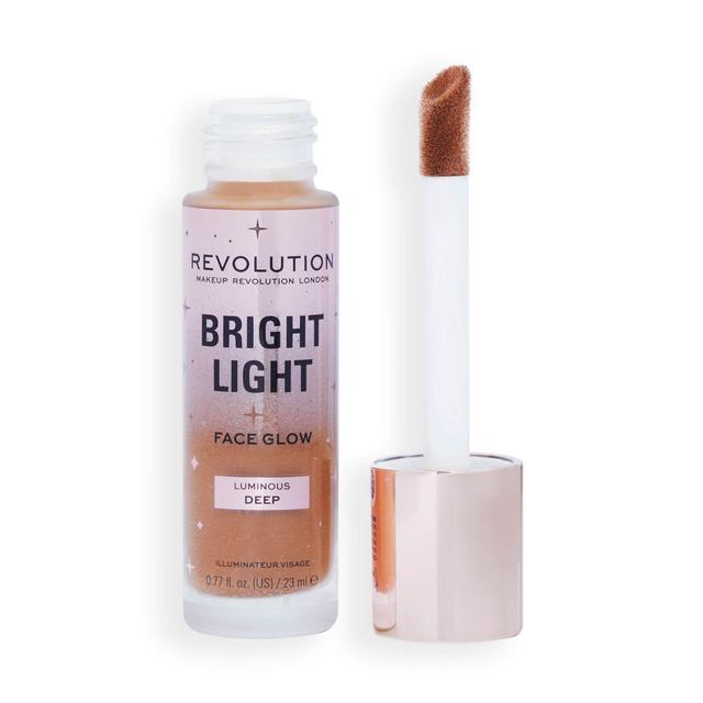 Makeup Revolution Bright Light Face Glow 23ml (Various Shades) - Luminous Deep on Productcaster.