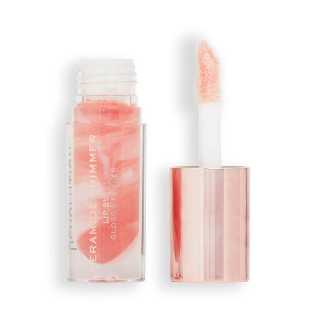 Revolution Festive Allure Ceramide Shimmer Lip Swirl 4.5ml (Various Shades) - Glitz Nude on Productcaster.