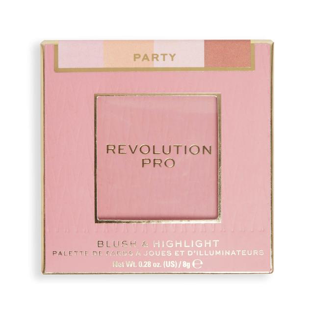 Revolution Pro Iconic Blush & Highlight Party 8g on Productcaster.