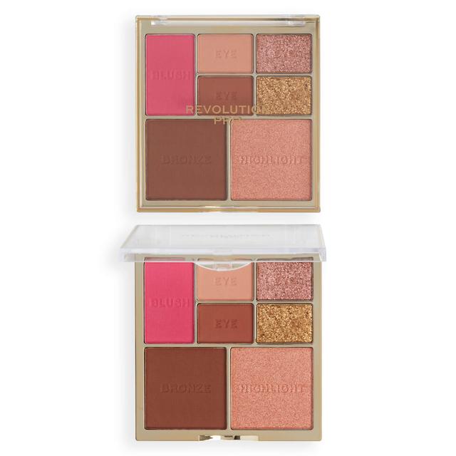 Revolution Pro Iconic Eye & Cheek Palette 12g (Various Shades) - Medium/Deep on Productcaster.