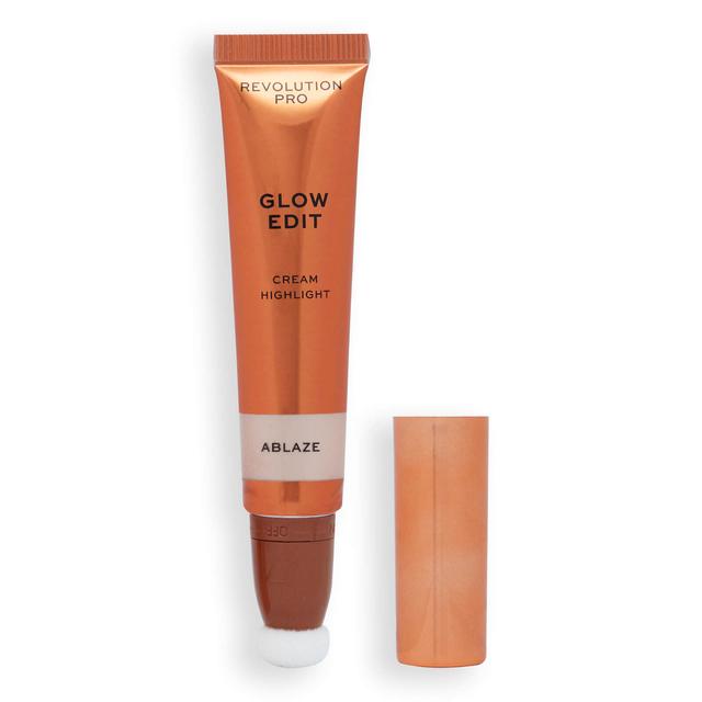 Revolution Pro Glow Edit Cream Highlighter 15ml (Various Shades) - Ablaze on Productcaster.