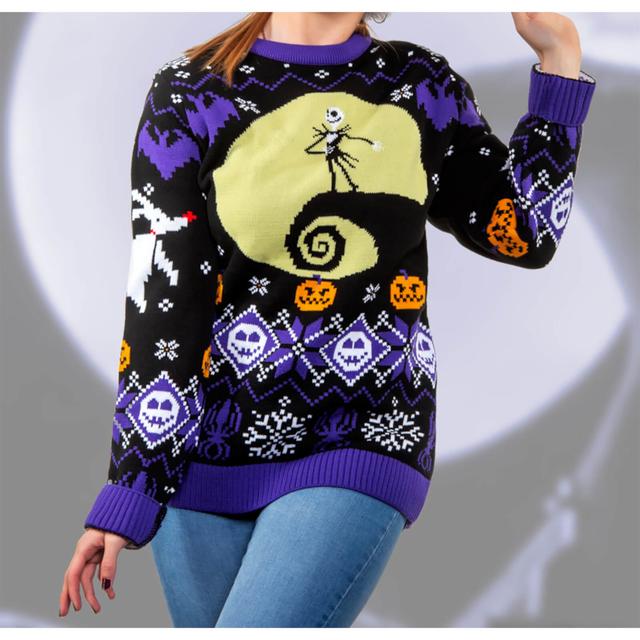 Nightmare Before Christmas 8-bit Christmas Jumper - XXL on Productcaster.