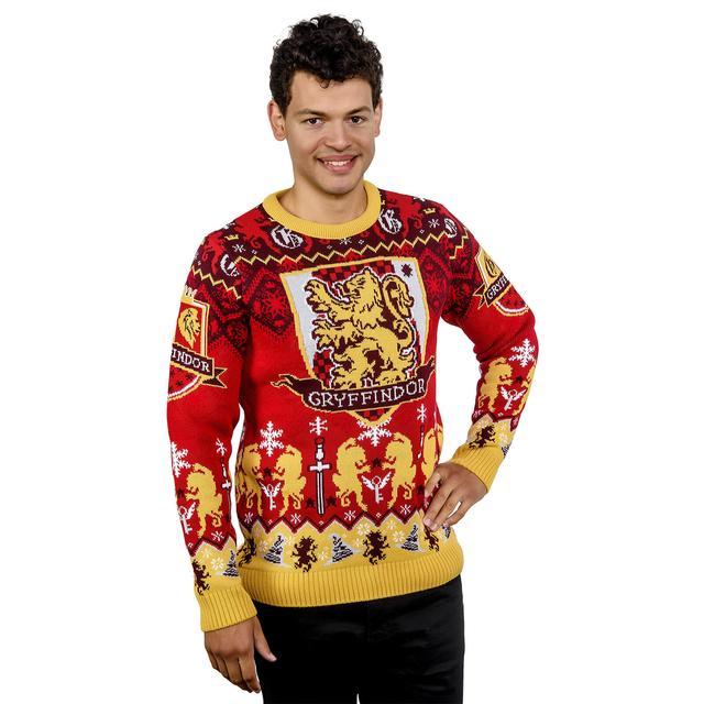 Gryffindor House Crest Christmas Jumper - S on Productcaster.