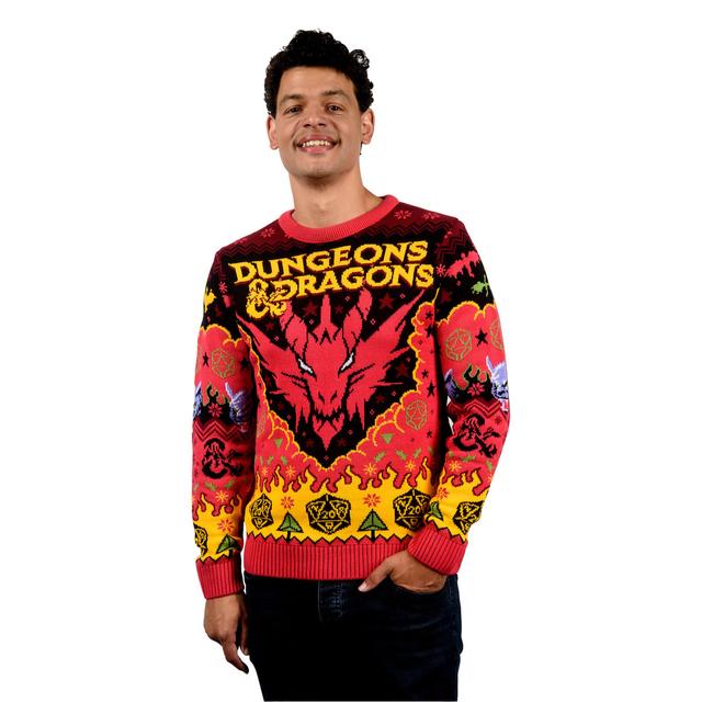 Dungeons & Dragons: Fantastic Creatures Christmas Jumper - M on Productcaster.