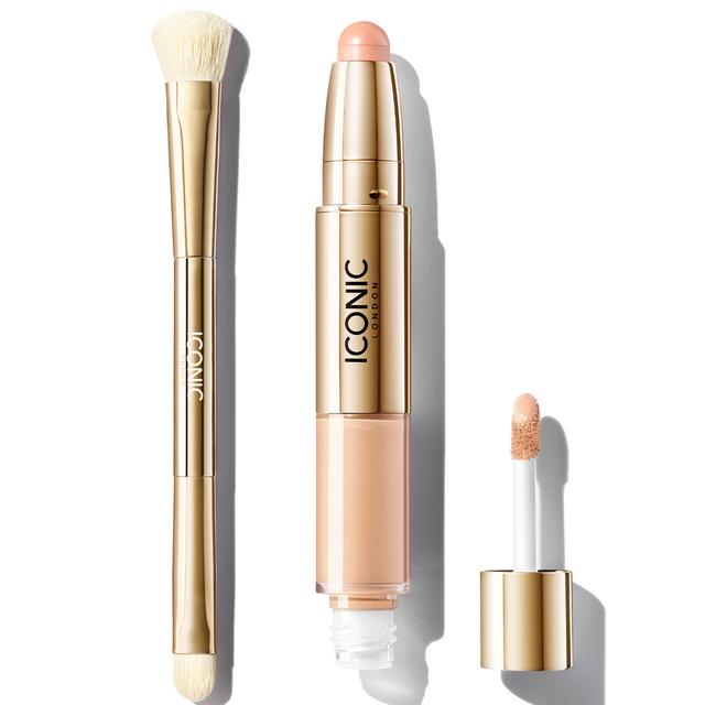 ICONIC London Radiant Concealer and Brush Bundle (Various Shades) - Cool Fair on Productcaster.