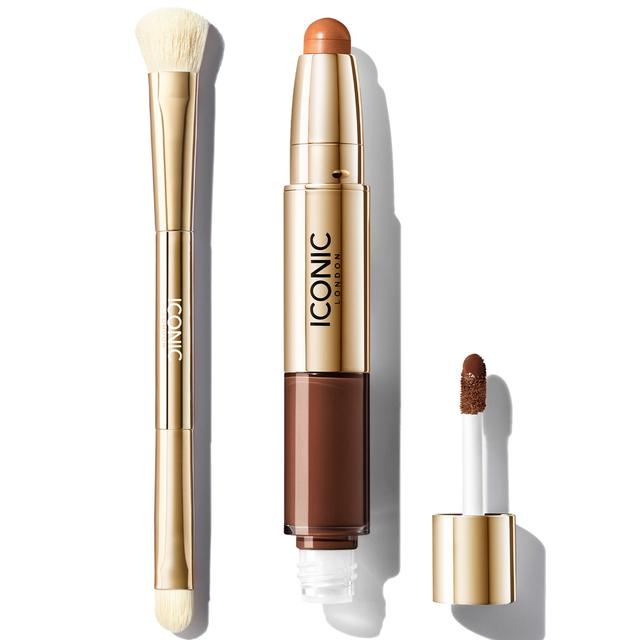 ICONIC London Radiant Concealer and Brush Bundle (Various Shades) - Neutral Rich on Productcaster.