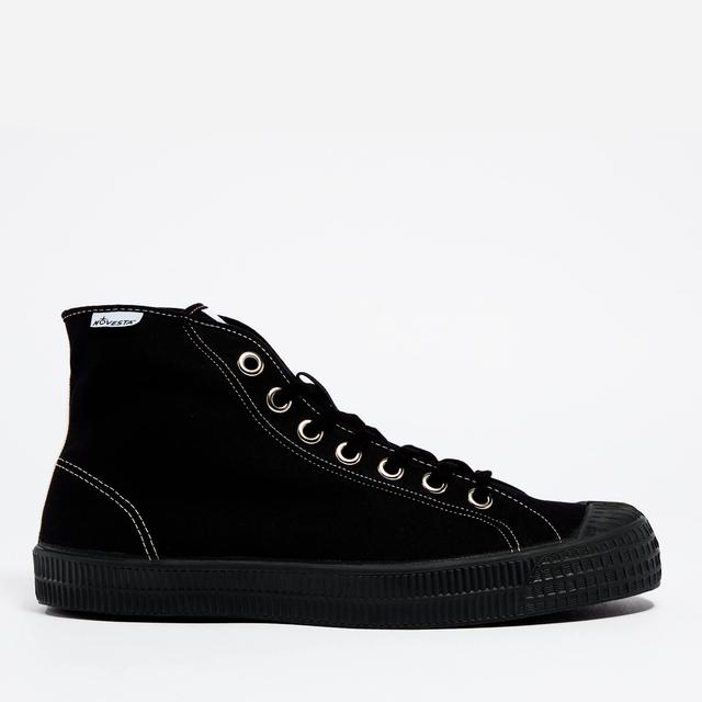 Novesta Men's Star Dribble Contrast Stitch Canvas Hi-Top Trainers - UK 8 on Productcaster.