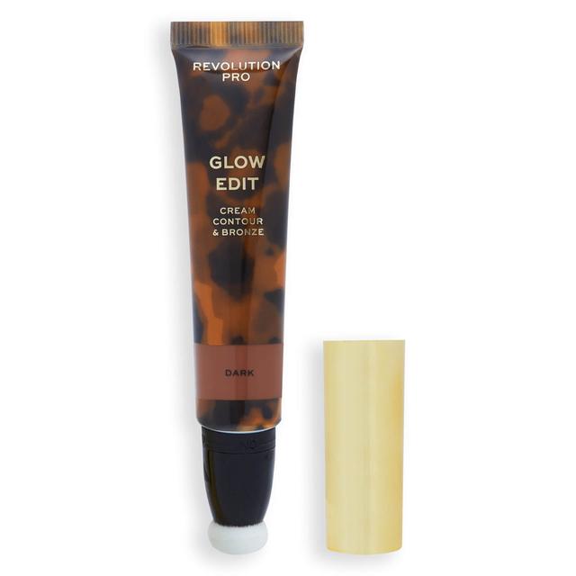 Revolution Pro Glow Edit Cream Contour and Bronze 15ml (Various Shades) - Dark on Productcaster.