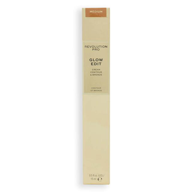 Revolution Pro Glow Edit Cream Contour and Bronze 15ml (Various Shades) - Medium on Productcaster.