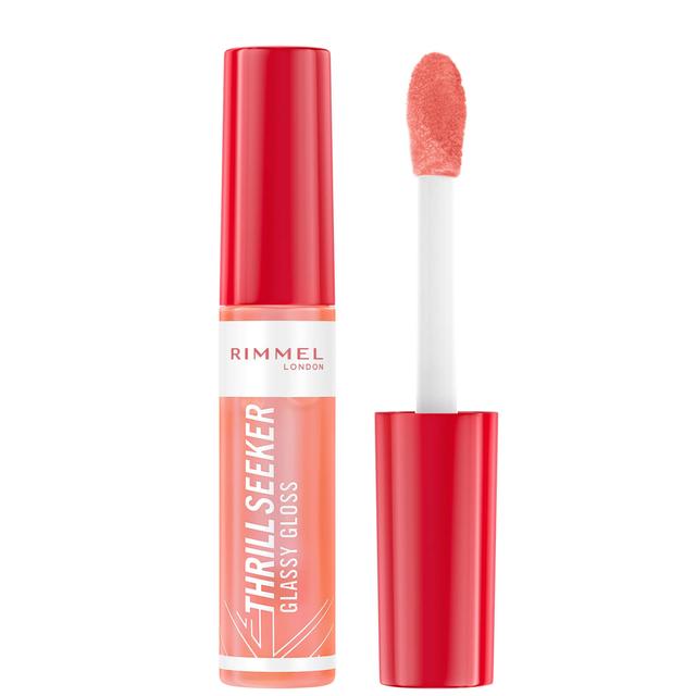 Rimmel London Thrill Seeker Glassy Lip Gloss 10ml (Various Shades) - 250 Peachy Vibes on Productcaster.