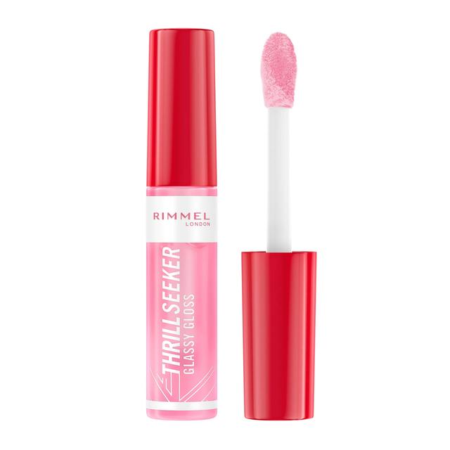 Rimmel London Thrill Seeker Glassy Lip Gloss 10ml (Various Shades) - 150 Pink Candy on Productcaster.