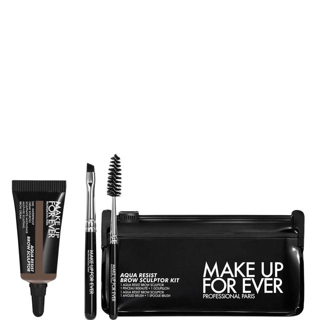 MAKE UP FOR EVER Aqua Resist Brow Sculptor Kit 7g (Various Shades) - 30 - Soft Brown on Productcaster.