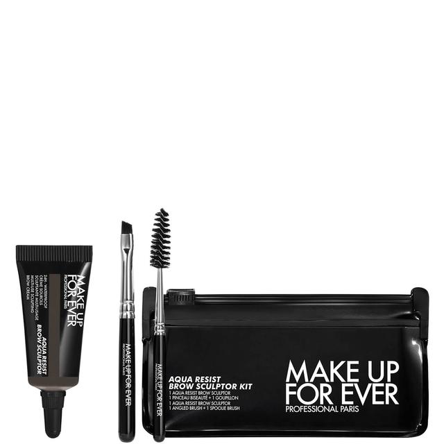 MAKE UP FOR EVER Aqua Resist Brow Sculptor Kit 7g (Various Shades) - 50 - Dark Brown on Productcaster.