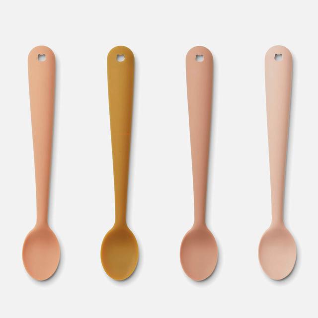 Liewood Siv Feeding Spoon 4-Pack - Tuscany Rose Multi Mix on Productcaster.