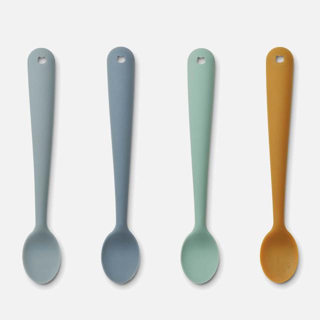 Liewood Siv Feeding Spoon 4-Pack - Blue Multi Mix on Productcaster.