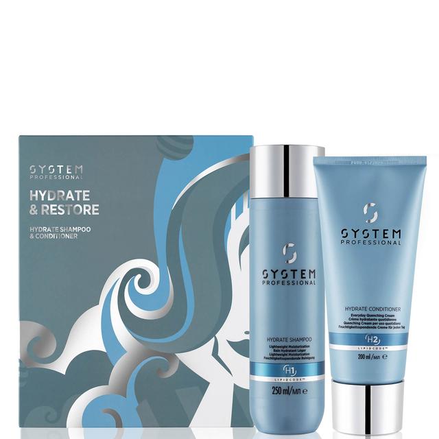 System Professional Hydrate, Hydrate and Restore Hair Gift Set (Worth £53.25) on Productcaster.